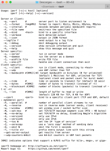 Iperf3 Manual